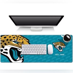 YouTheFan NFL Jacksonville Jaguars Logo Series Desk Pad 31.5” X 12” Brand New